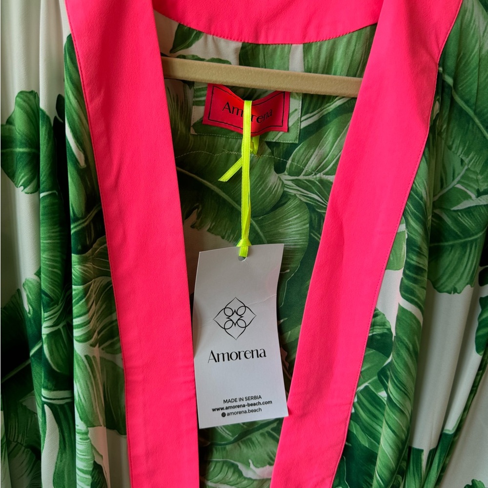 Aromena cashmere swim cover up kimono skull - Picture 8 of 10